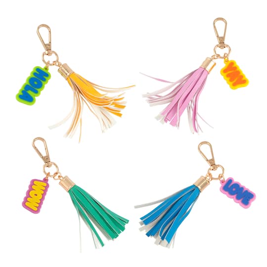 Assorted Spring Tassel Key Chain by Celebrate It&#x2122;, 1pc.